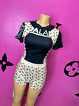 Black/Nude Moon 2pc