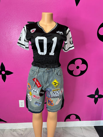 Patchy Jort Jeans