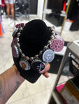Pink Bottle Cap Necklace