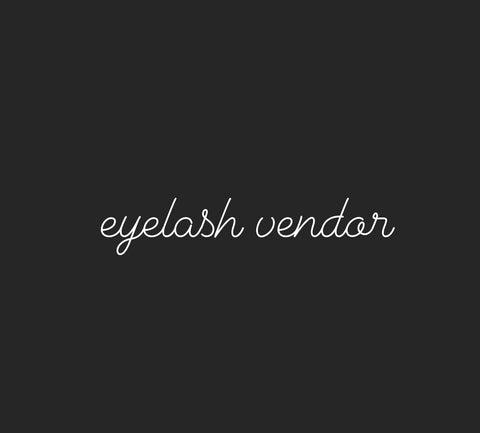 Eyelash vendor